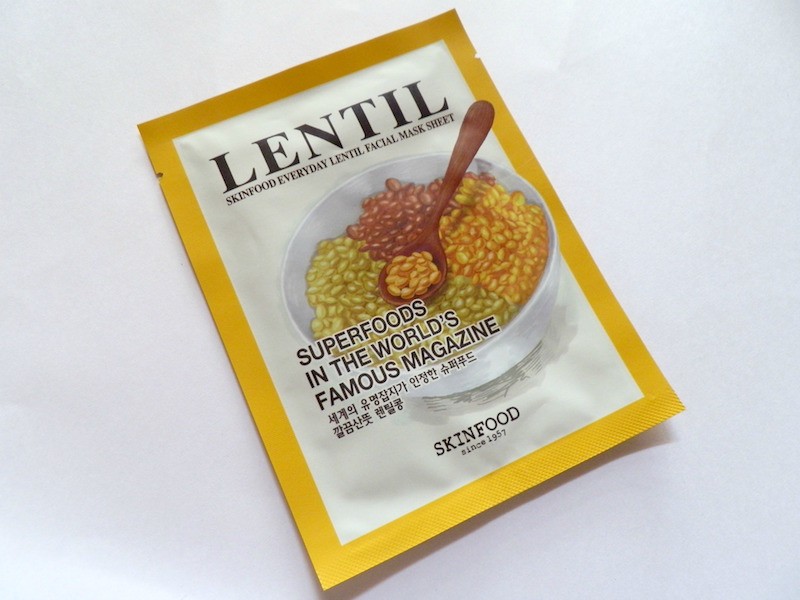 Skin Food Everyday Lentil Facial Mask Sheet packaging