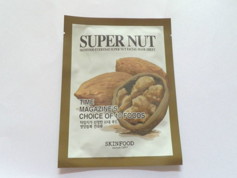 SkinFood Everyday Super Nut Facial Mask Review Packaging