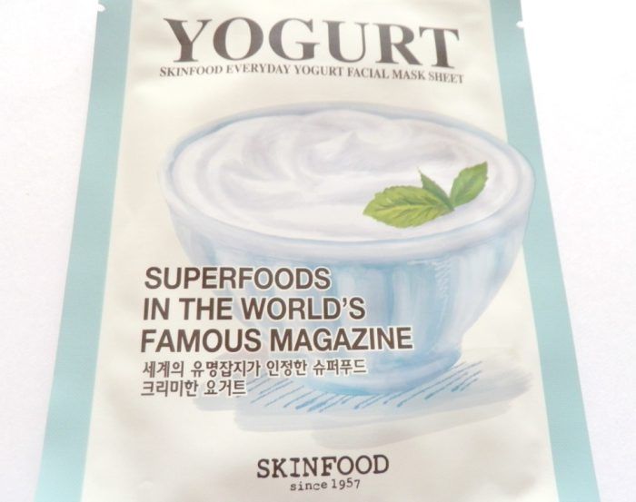 Skinfood Everyday Facial Mask Sheet Yogurt Front