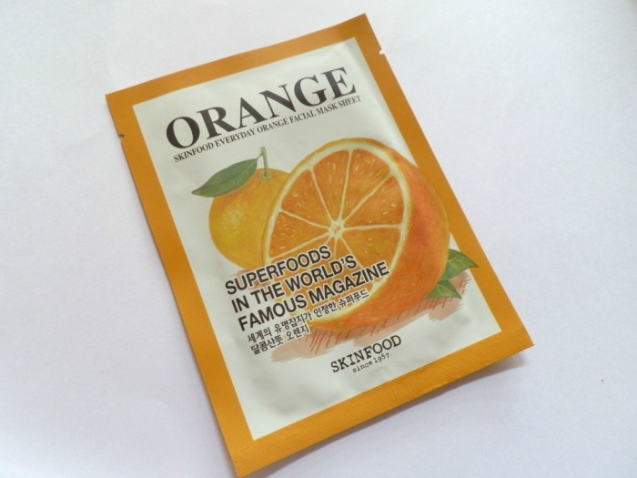 Skinfood Everyday Orange Facial Mask Review