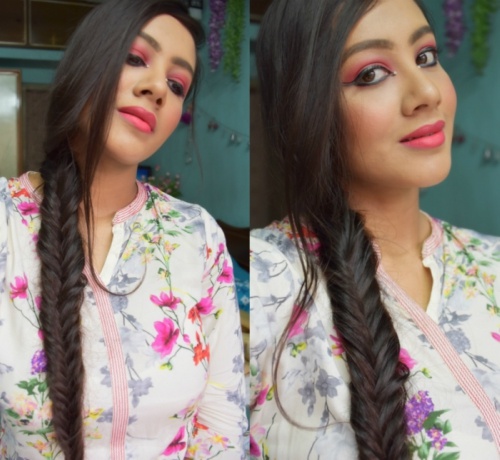 Step by Step Hair Tutorial Casual Long Fishtail Braid Look two