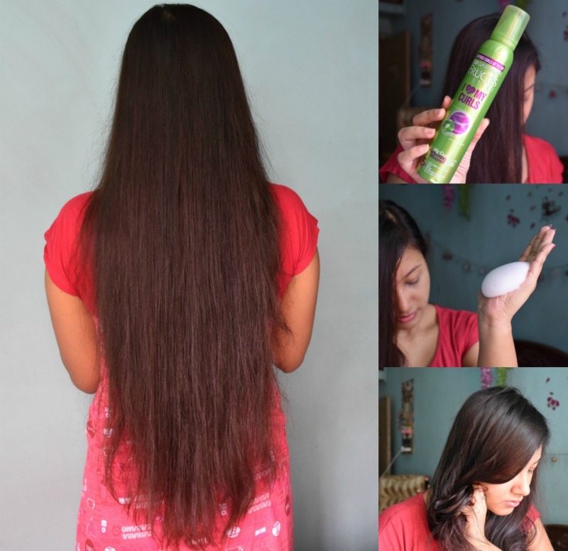 Step by Step Hair Tutorial How to get Heatless Soft Curls Apply Mousse