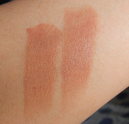Streetwear Color Rich Ultra Moist Lipstick Coffee Confessions swatch on hand