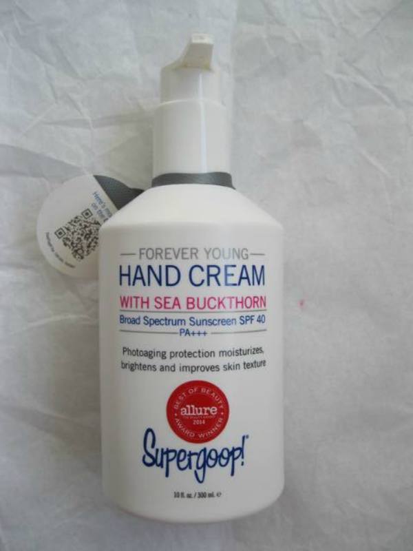 Supergoop! Forever Young Hand Cream Broad Spectrum Sunscreen SPF 40