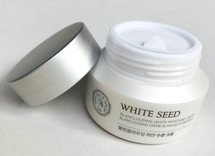 The Face Shop White Seed Blanclouding White Moisture Cream Packaging
