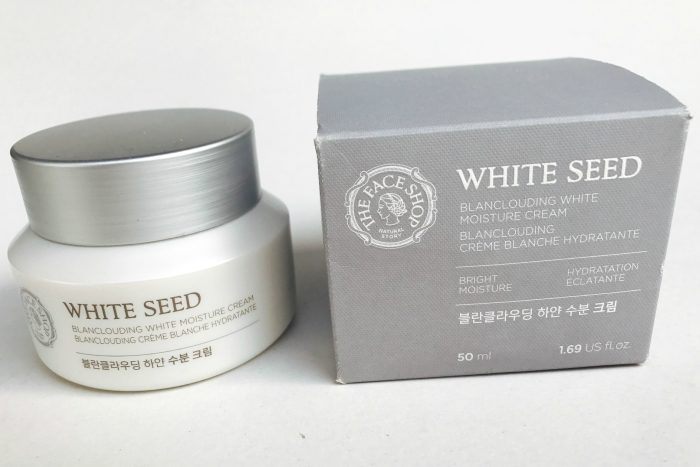 The Face Shop White Seed Blanclouding White Moisture Cream Review