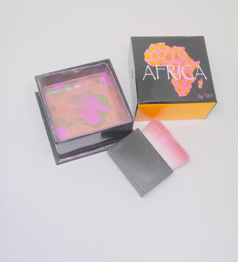 W7 Africa Multi Bronzing Face Powder Review Open brush outside