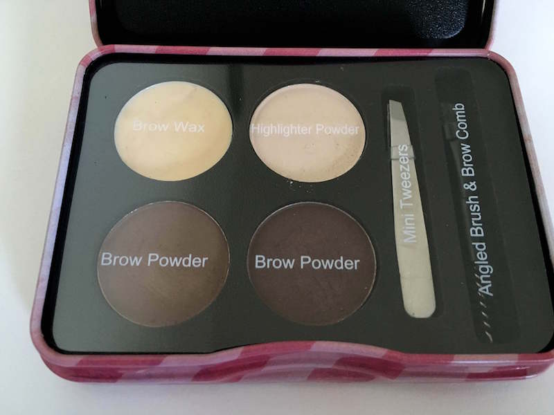 W7 Brow Parlour The Complete Eyebrow Grooming Kit shade name