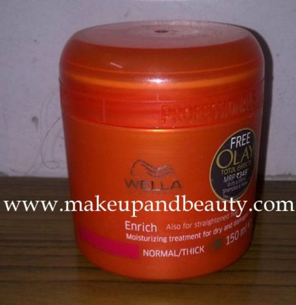Wella Enrich Moisturizing Treatment for Dry and Damaged Hair Cream