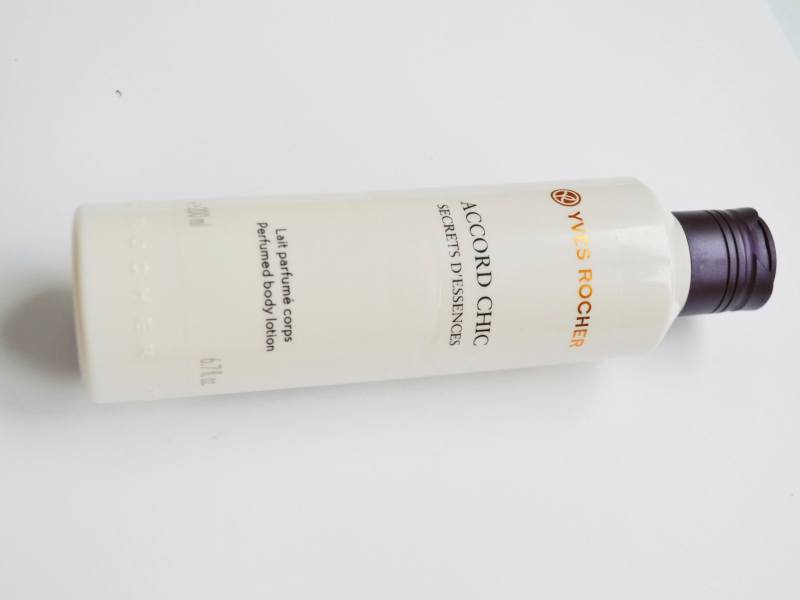 Yves Rocher Accord Chic Secrets d'Essences Perfumed Body Lotion Review Packaging