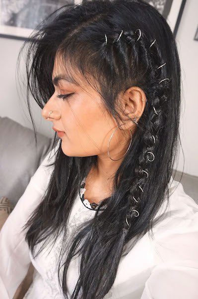 braids hairstyle braid rings