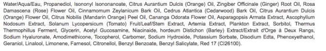 darphin serum ingredients