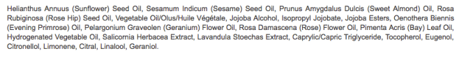 rose oil ingredients