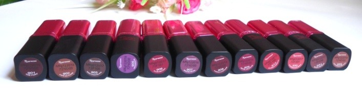 12 Loreal Paris Rouge Magique Lipstick labels