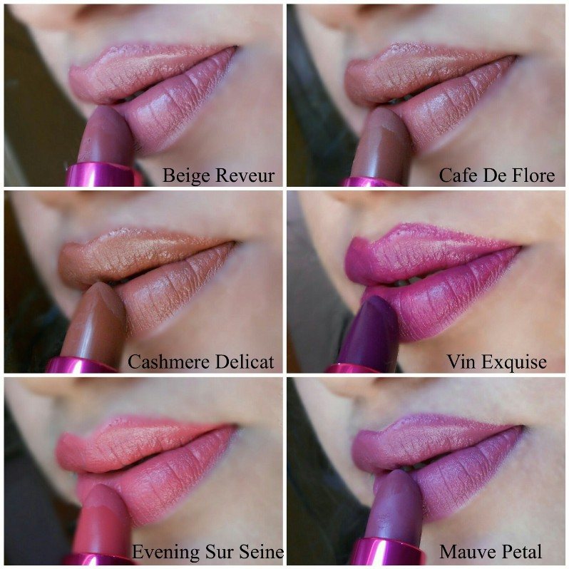 12 Loreal Paris Rouge Magique Lipstick neutral and plum shades