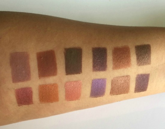 Anastasia Beverly Hills Eye Shadow Singles Copper Shimmer Review EOTD Hand Swatch Shades