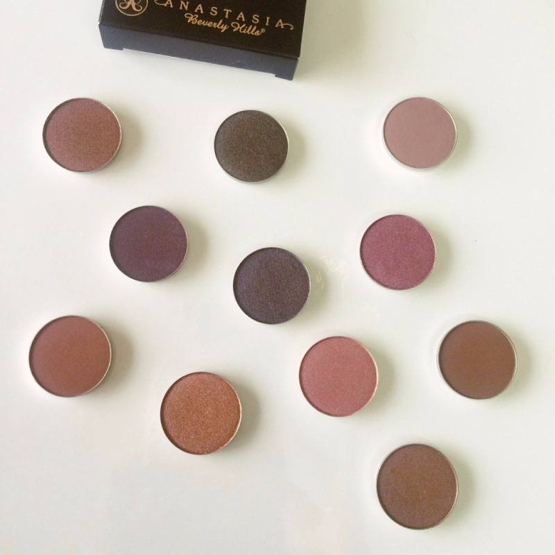 Anastasia Beverly Hills Eye Shadow Singles Copper Shimmer Review EOTD Pans