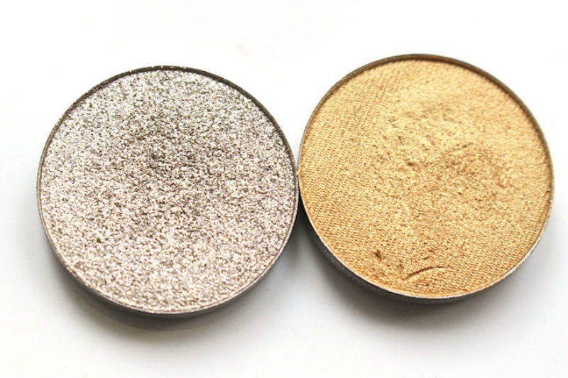 Anastasia Beverly Hills Eye Shadow Singles Metal and Gold Rush Review Close up