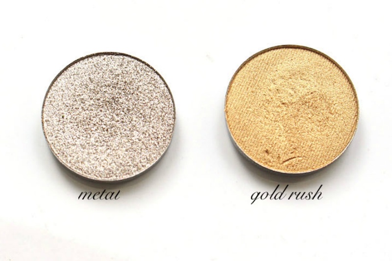 Anastasia Beverly Hills Eye Shadow Singles Metal and Gold Rush Review