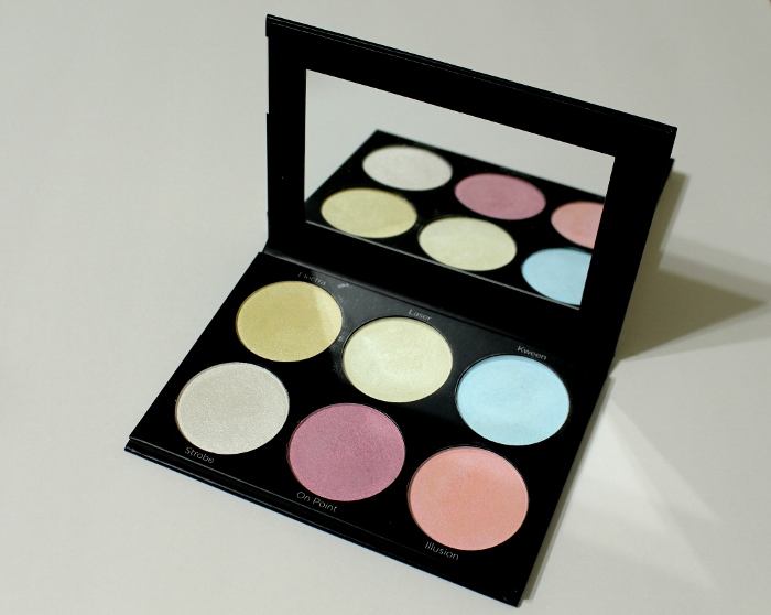 BH Cosmetics Blacklight Highlight 6 Color Palette Review