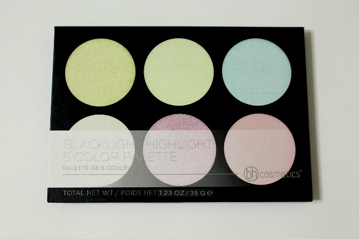 BH Cosmetics Blacklight Highlight 6 Color Palette outer packaging