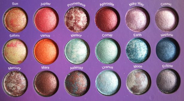BH Galaxy Chic 18 Color Baked Eyeshadow Palette Review | Makeupandbeauty.com