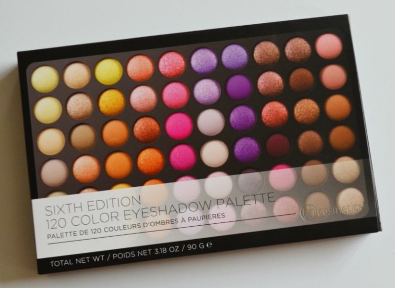 BH Cosmetics Sixth Edition 120 Color Eyeshadow Palette Review Packaging