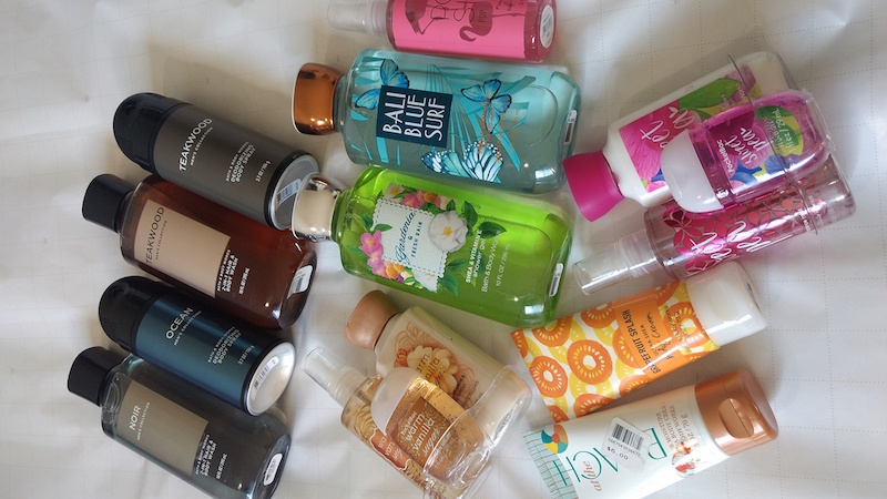 Bath and body works products