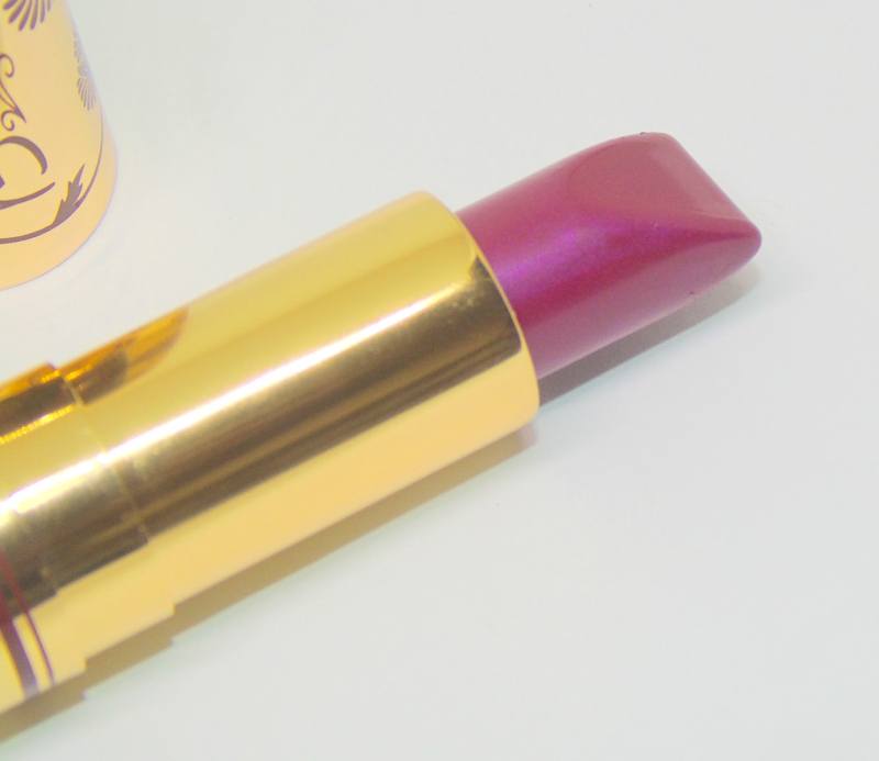 Besame Cosmetics 1952 Wild Orchid Lipstick Review Bullet Close up