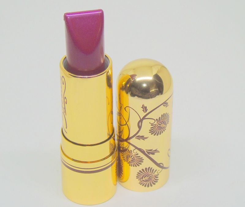 Besame Cosmetics 1952 Wild Orchid Lipstick Review Open Cap