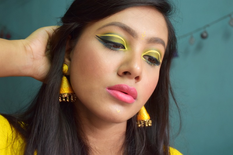 Boho Chic Makeup with Yellow Crease Liner Step by Step Makeup Tutorial