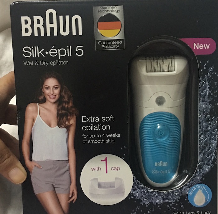 Braun Silk Epil 5511 Wet and Dry Epilator outer packaging
