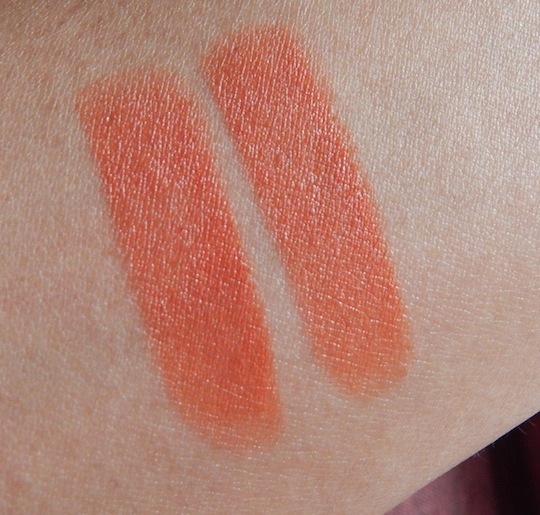 Chambor Silk Wrap Lipstick Shade 601 swatch on hand