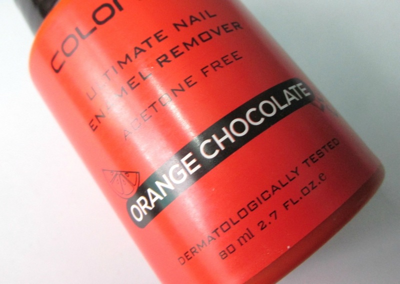 Colorbar Ultimate Nail Enamel Remover Orange Chocolate Details
