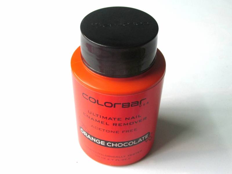 Colorbar Ultimate Nail Enamel Remover Orange Chocolate Packaging
