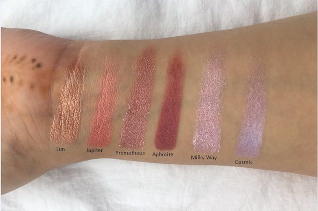 First row swatch
