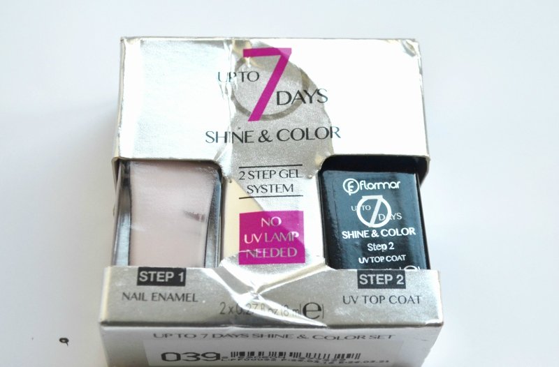 Flormar Up To 7 Days Shine and Color Nail Enamel 039 Sweet Dreams Review Packaging