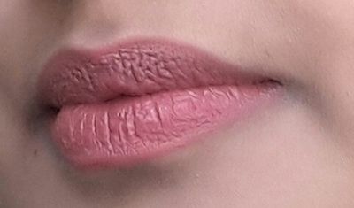 Inglot Matte Lipstick 425 lip swatch