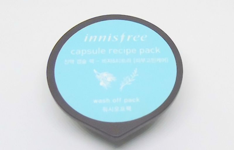 Innisfree Capsule Recipe Pack Bija and Tea Tree Review Packaging