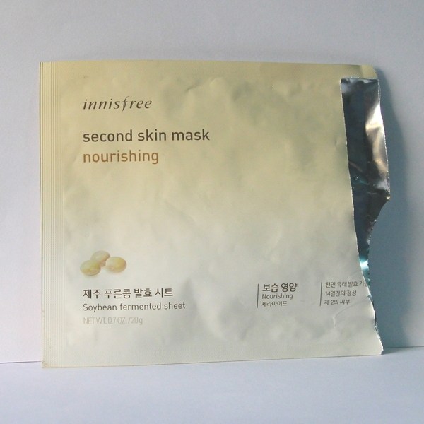 Innisfree Second Skin Mask Nourishing outer packaging