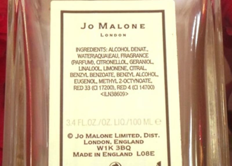 Jo Malone London Red Roses Cologne Review Ingredients