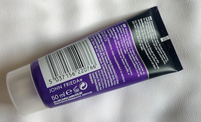 John Frieda Frizz Ease Miraculous Recovery Conditioner details at the back
