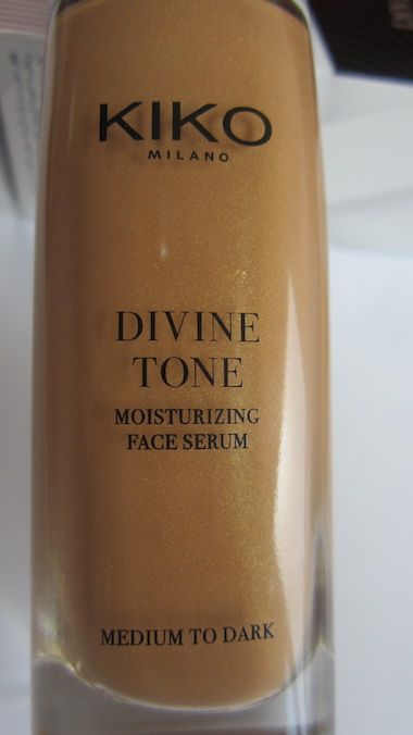 Kiko Milano Divine Tone Moisturizing Face Serum bottle