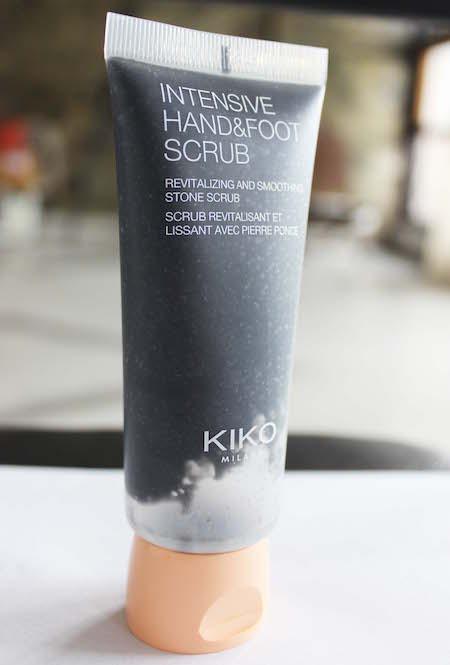 Kiko Milano Intensive Hand and Foot Scrub packaging
