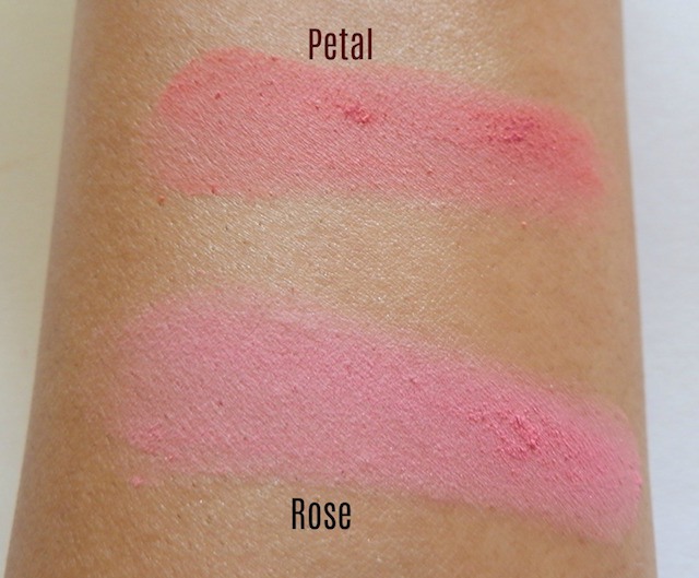 Kleancolor Ms Chick Blush Rose swatches on hand