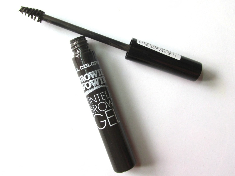 L.A. Colors Browie Wowie Tinted Brow Gel Dark Brown Review Open Cap