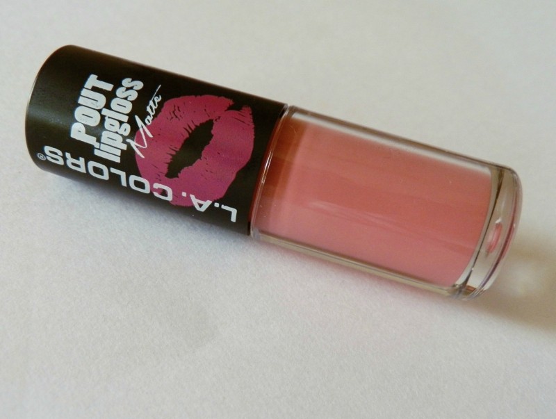 L.A. Colors Pout Matte Lip Gloss Let’s Kiss Review Packaging