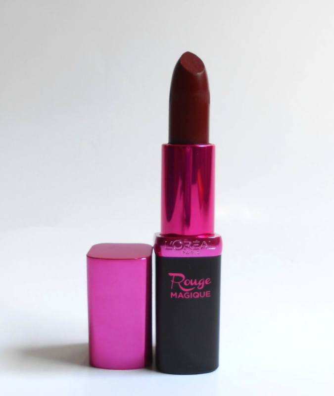 LOreal Paris Rouge Magique Lipstick 908 Purple Comtesse Review Full View
