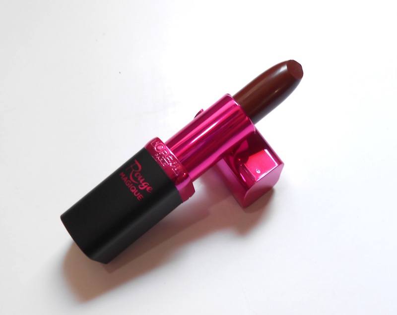 Loreal Paris Rouge Magique Lipstick Miss Chocolate Review