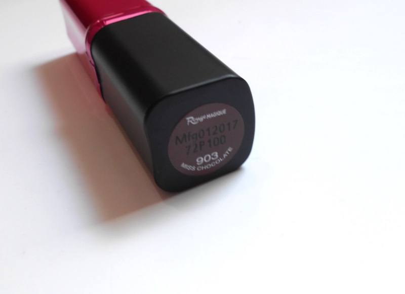 Loreal Paris Rouge Magique Lipstick Miss Chocolate shade label